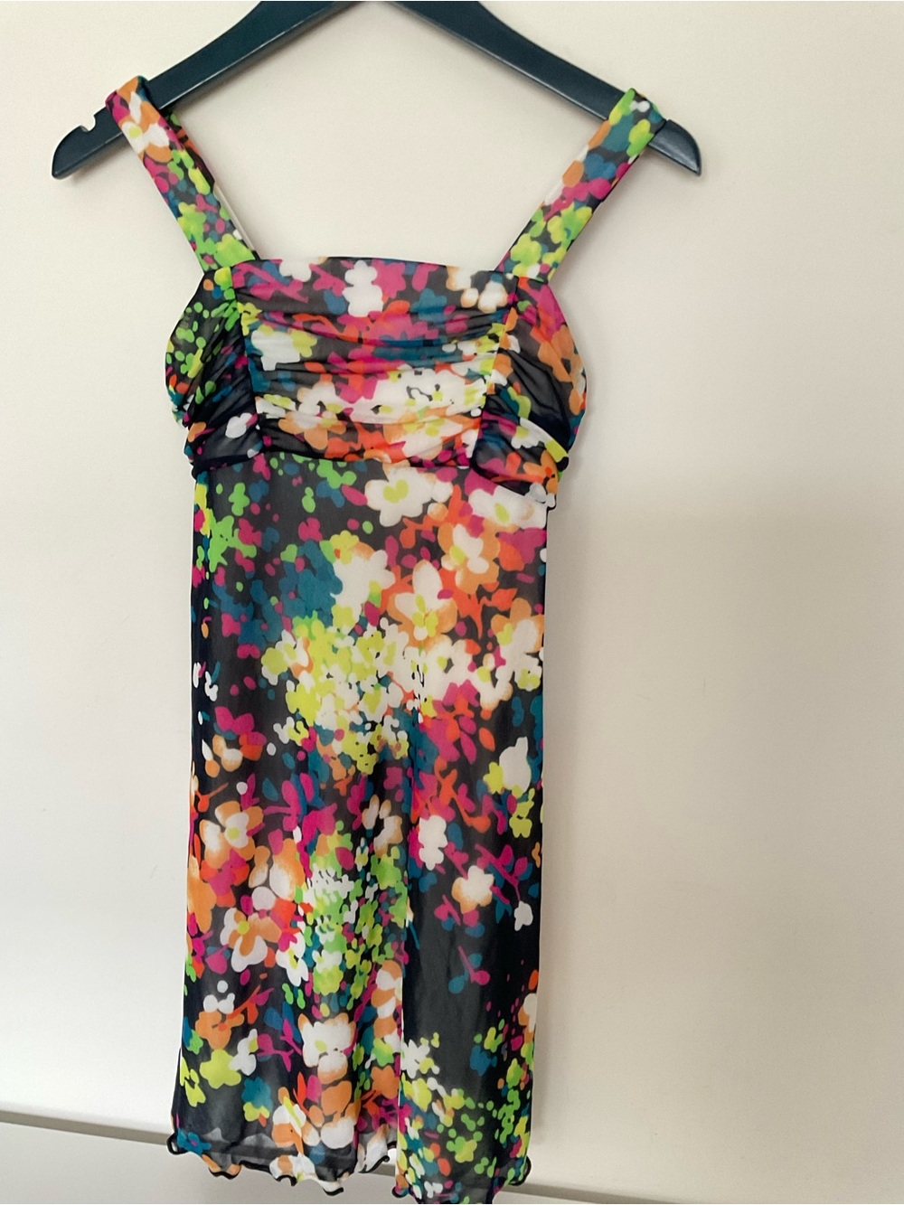 Rare Edition Floral Multicolor Belted Girls  Sundress Size 8